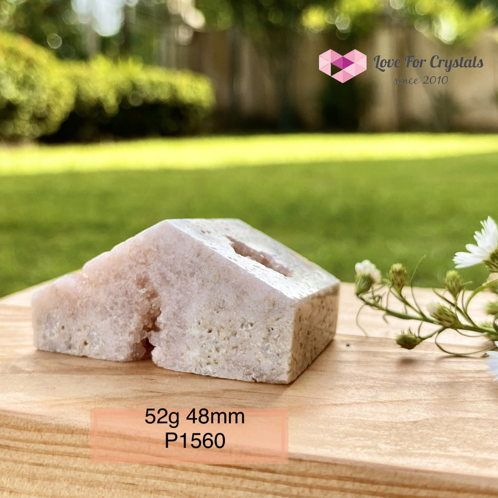 Pink Amethyst Druzy Freeform (Brazil) 52G 48Mm Raw