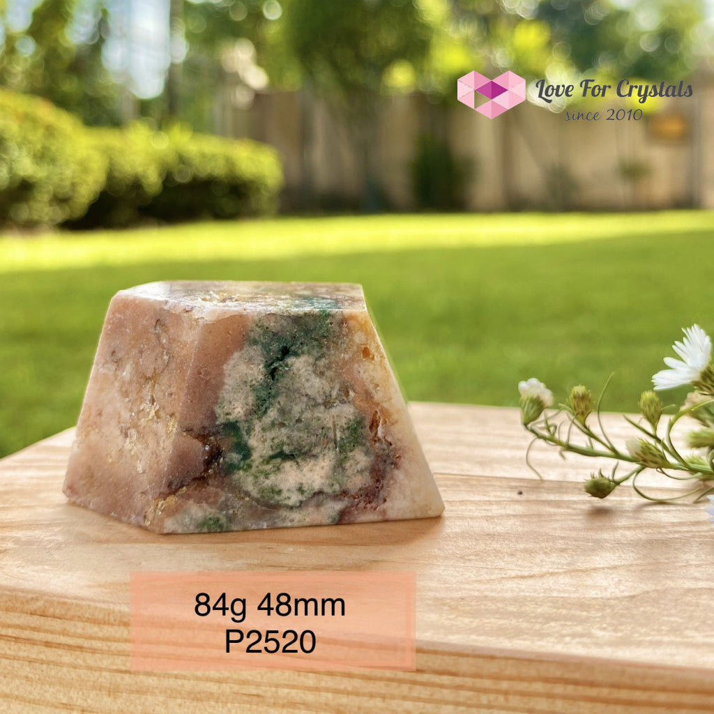 Pink Amethyst Druzy Freeform (Brazil) 84G 48Mm Raw