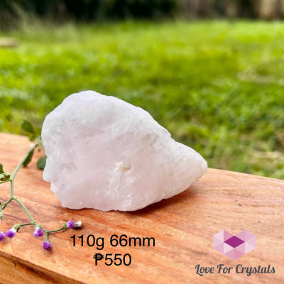 Pink Jade Raw (Burma) 110G 66Mm Crystal