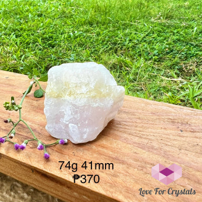 Pink Jade Raw (Burma) 74G 41Mm Crystal