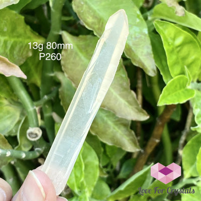 Pink Lemurian Seed Crystal Point (Brazil) 13G 80Mm Points