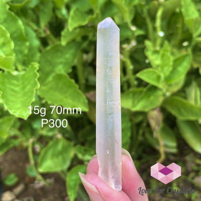 Pink Lemurian Seed Crystal Point (Brazil) 15G 70Mm Points