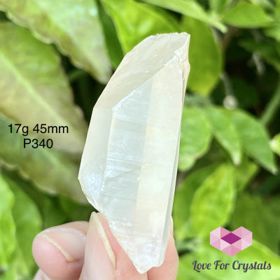 Pink Lemurian Seed Crystal Point (Brazil) 17G 45Mm Points