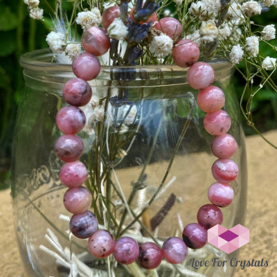 Pink Opal Bracelet 8Mm (Peru)