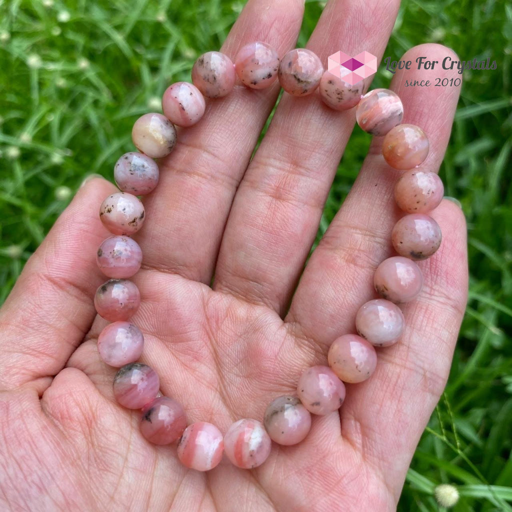 Pink Opal Bracelet 8Mm (Peru)