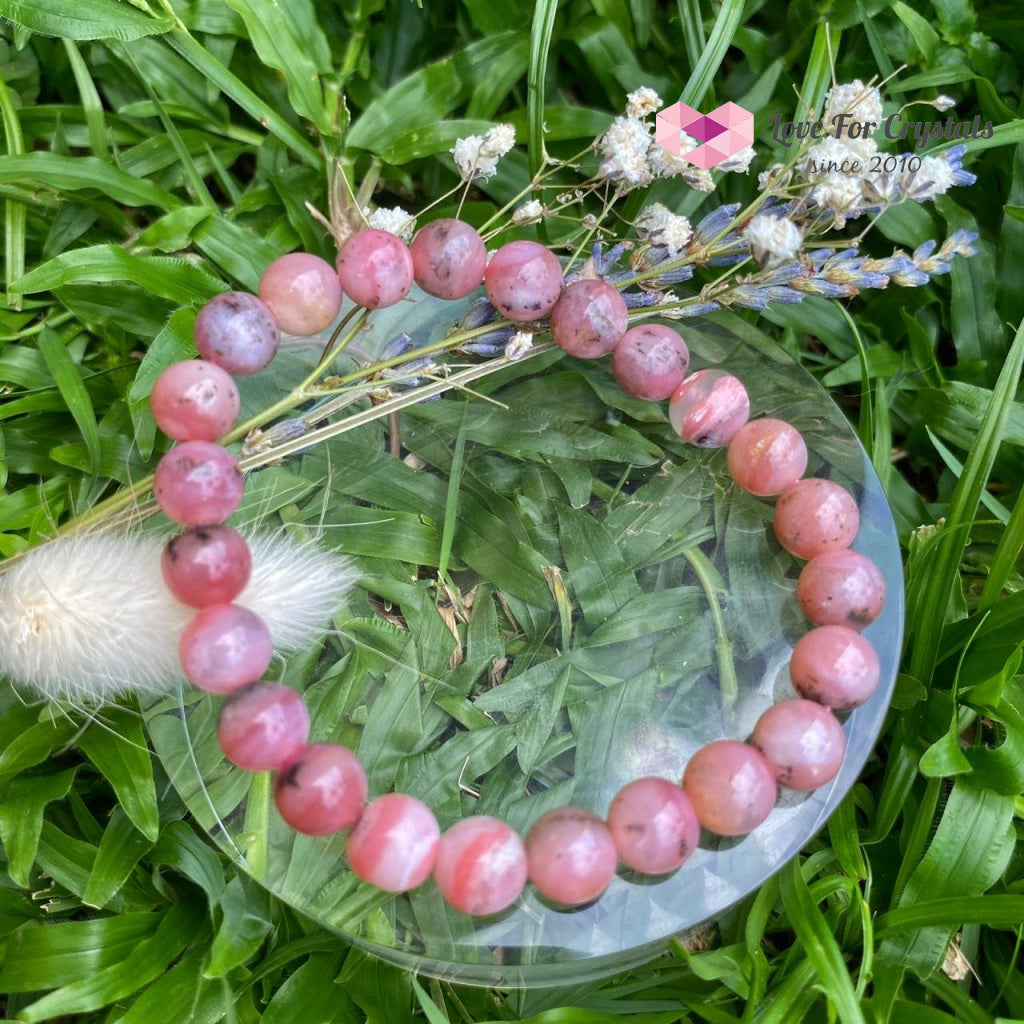 Pink Opal Bracelet 8Mm (Peru)