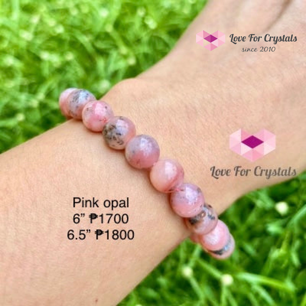Pink Opal Bracelet 8Mm (Peru)