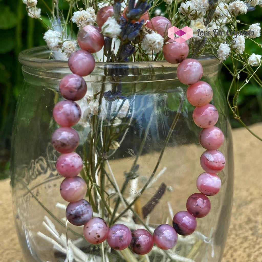 Pink Opal Bracelet 8Mm (Peru)