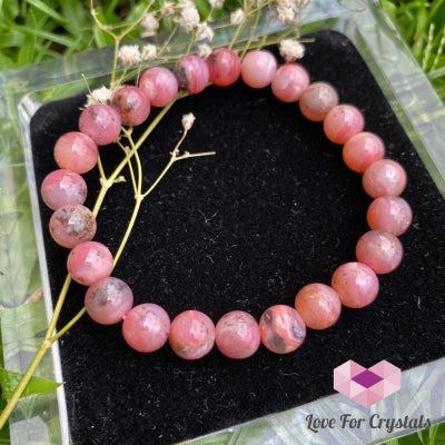 Pink Opal Bracelet 8Mm (Peru)