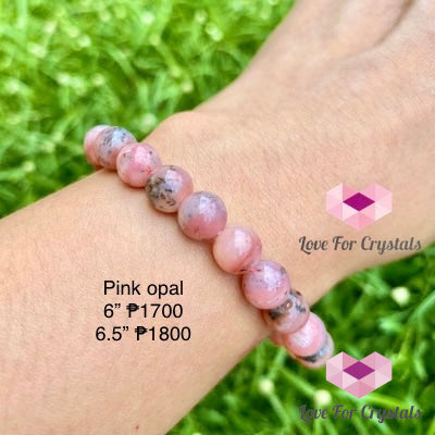 Pink Opal Bracelet 8Mm (Peru)