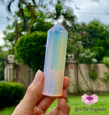Pink Opalite Points 90g 88mm Crystal point
