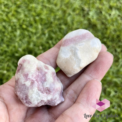 Pink Tourmaline In Matrix Tumbled (Brazil) Raw