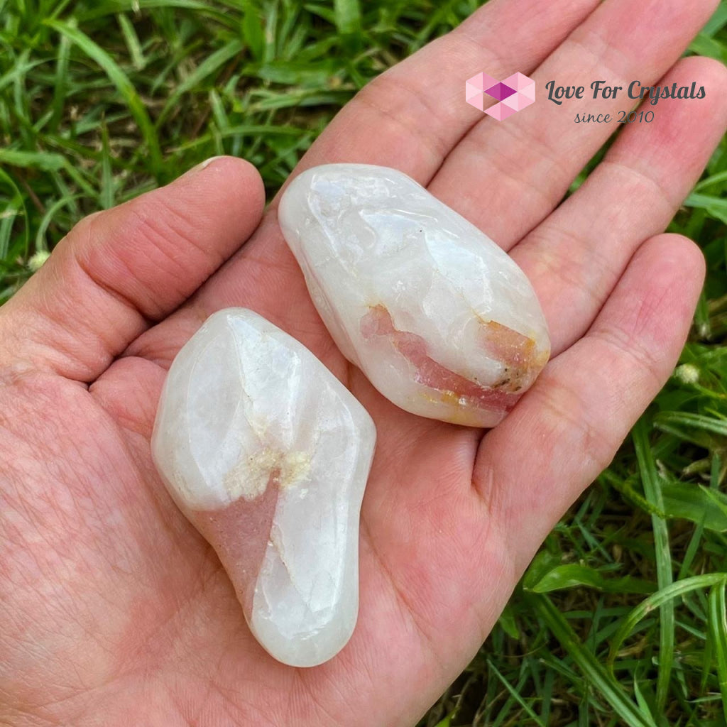 Pink Tourmaline In Matrix Tumbled (Brazil) Raw