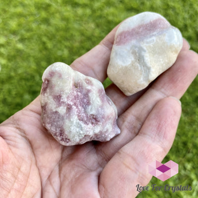 Pink Tourmaline In Matrix Tumbled (Brazil) Raw