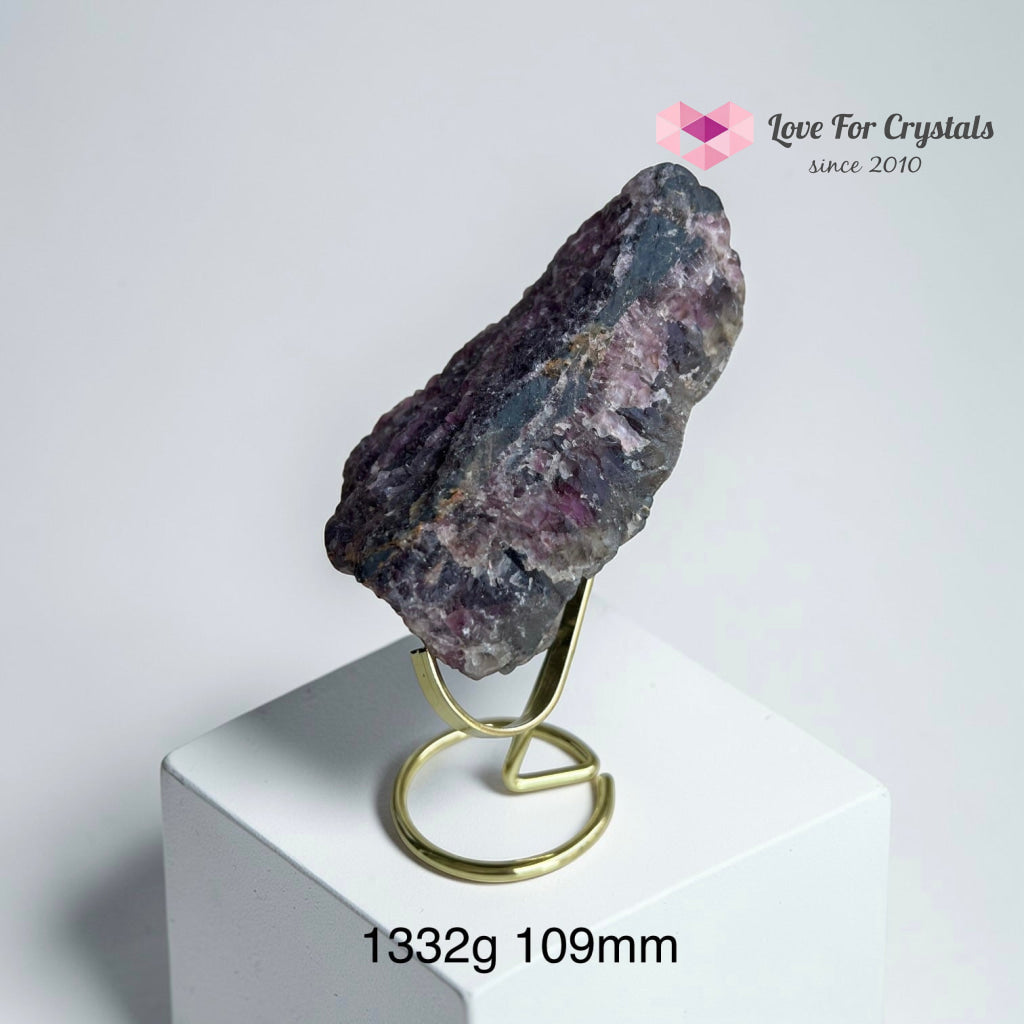 Purple Fluorite Large Raw 1332g 109mm