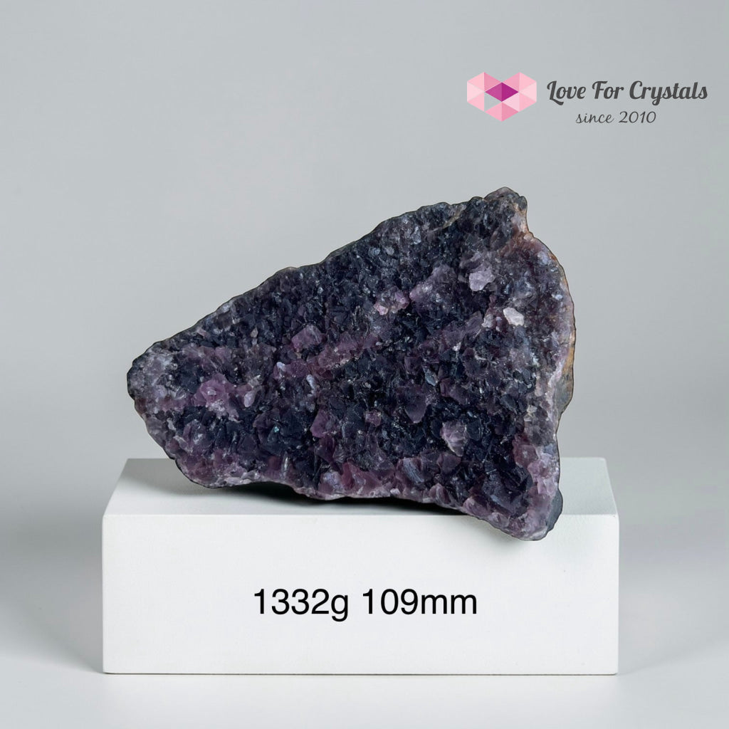 Purple Fluorite Large Raw 1332g 109mm