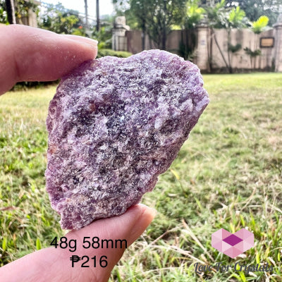 Purple Mica Raw Matrix (Brazil) 48G 58Mm Crystal