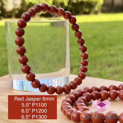 Red Jasper Bracelet 6Mm