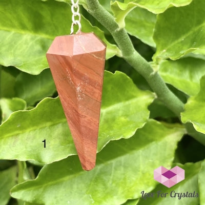 Red Jasper Crystal Pendulum (40Mm)