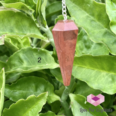 Red Jasper Crystal Pendulum (40Mm)