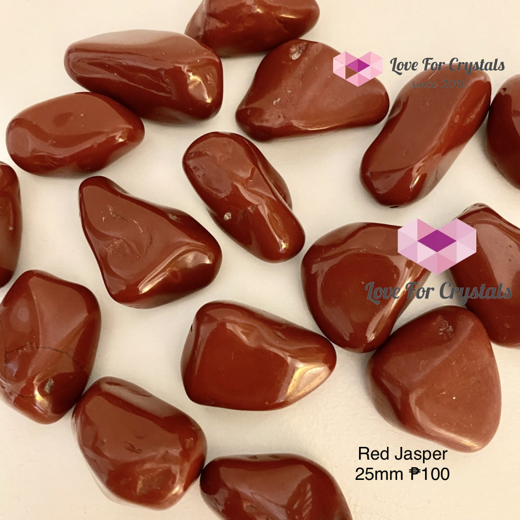 Red Jasper Tumbled Stones (Brazil)