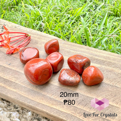 Red Jasper Tumbled Stones (Brazil)