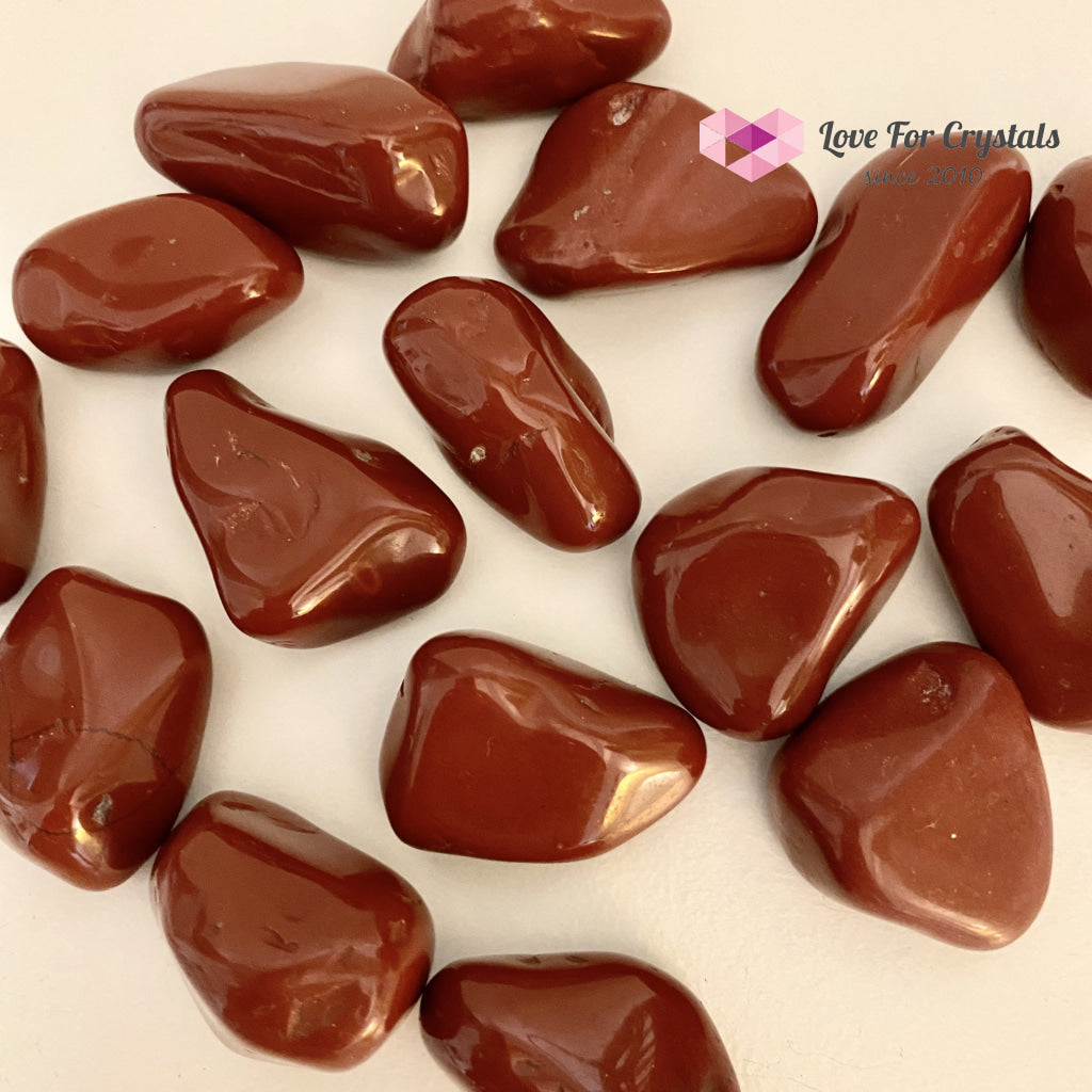 Red Jasper Tumbled Stones (Brazil)