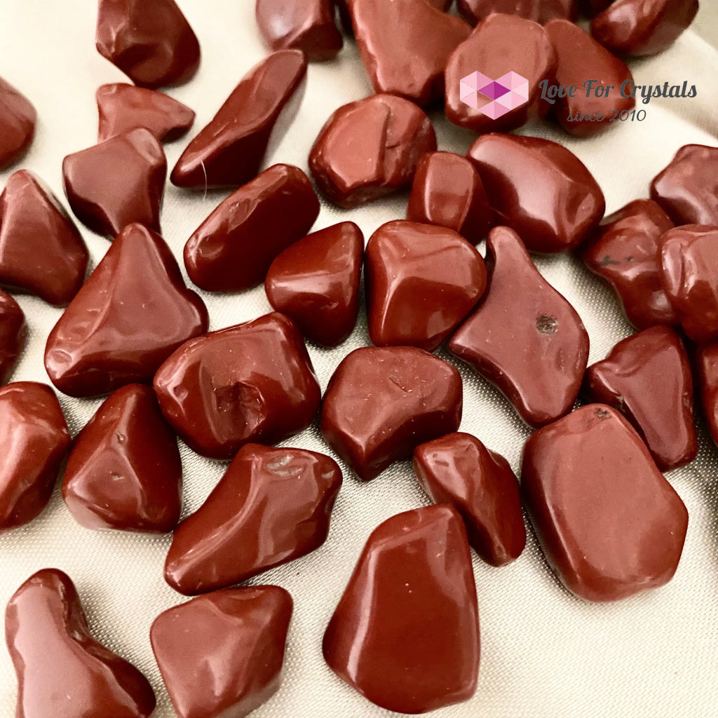 Red Jasper Tumbled Stones (Brazil)