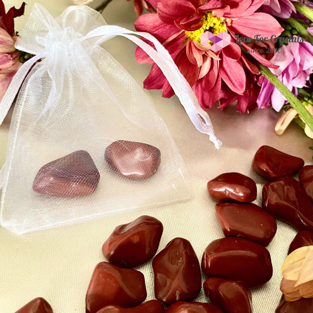 Red Jasper Tumbled Stones (Brazil)