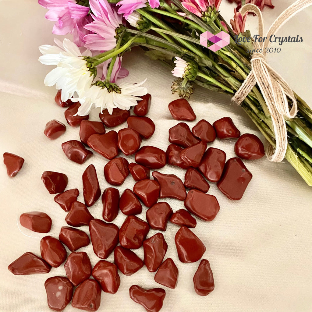 Red Jasper Tumbled Stones (Brazil)