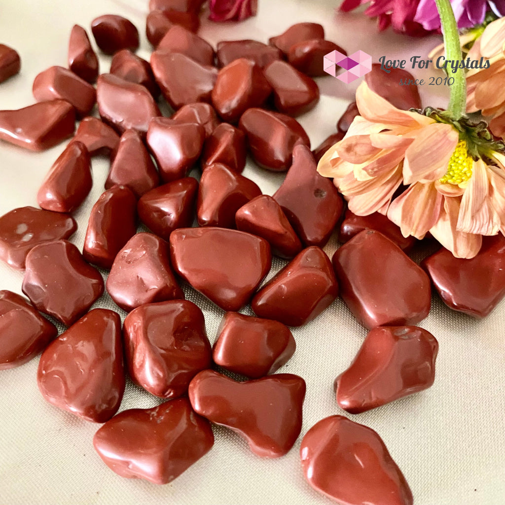 Red Jasper Tumbled Stones (Brazil)