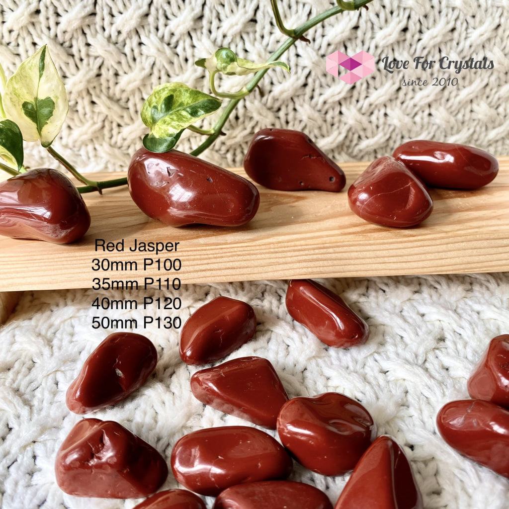Red Jasper Tumbled Stones (Brazil)