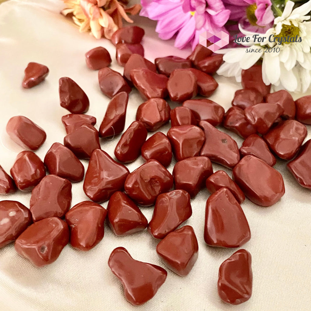 Red Jasper Tumbled Stones (Brazil)