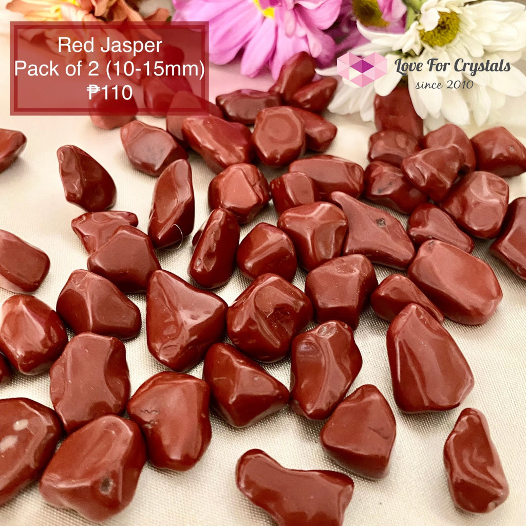 Red Jasper Tumbled Stones (Brazil)