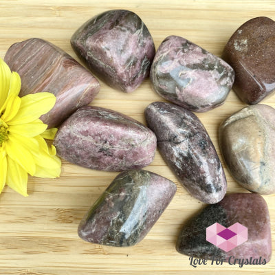 Rhodonite Tumbled (Brazil) Per Piece 40Mm