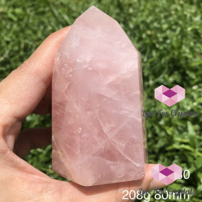 Rose Quartz Crystal Point (Brazil) Standing 208G 80Mm Points