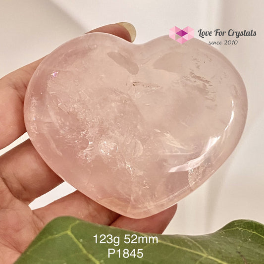 Rose Quartz Heart (Brazil) 123G 52Mm Hearts