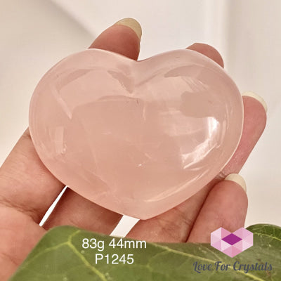 Rose Quartz Heart (Brazil) 83G 44Mm Hearts