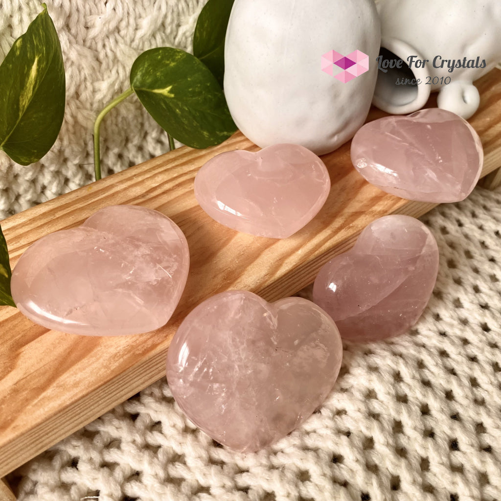 Rose Quartz Heart (Brazil) Hearts