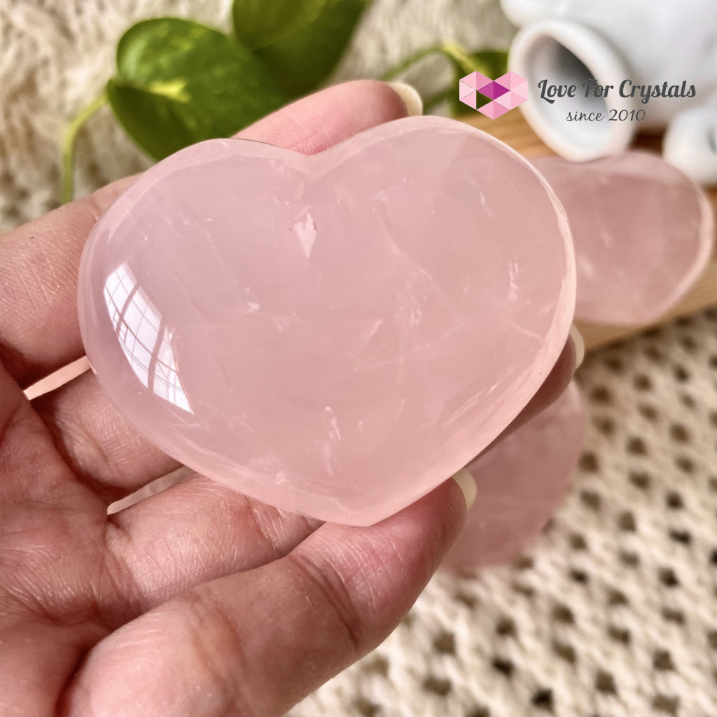 Rose Quartz Heart (Brazil) Hearts