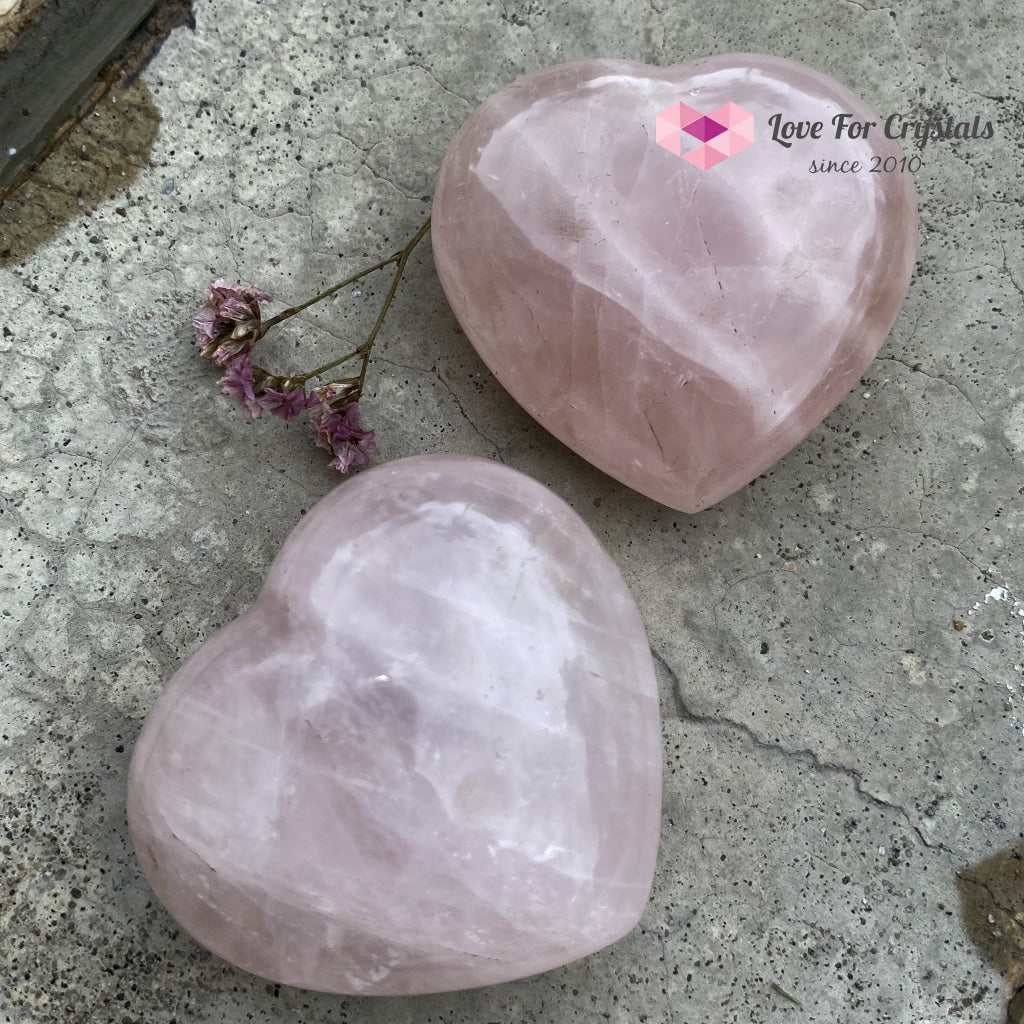 Rose Quartz Heart (Brazil) Hearts