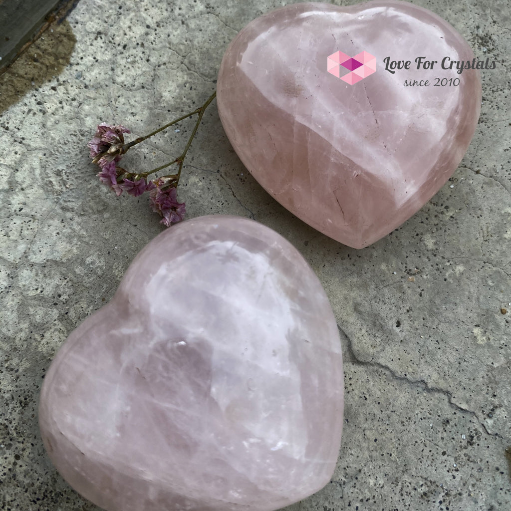 Rose Quartz Heart (Brazil) Hearts