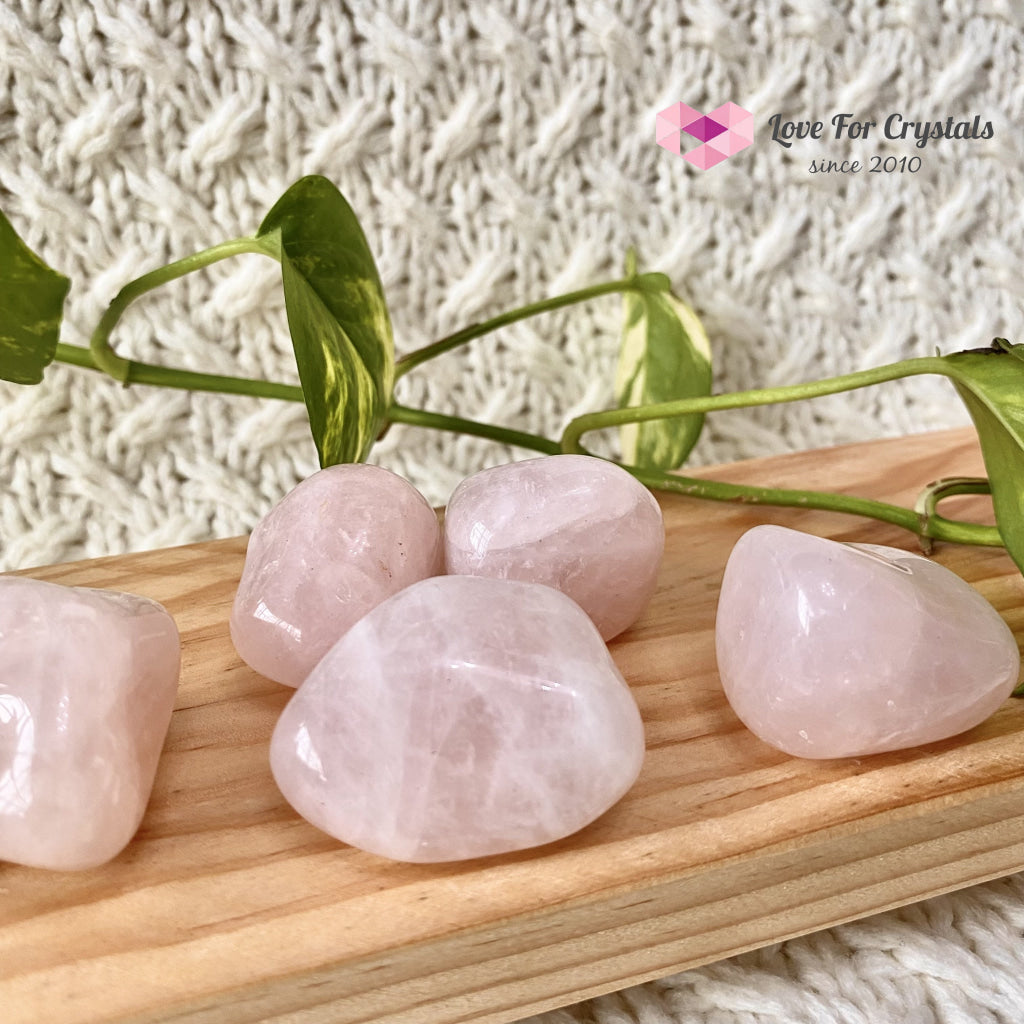 Rose Quartz Pebbles (Brazil) Tumbled