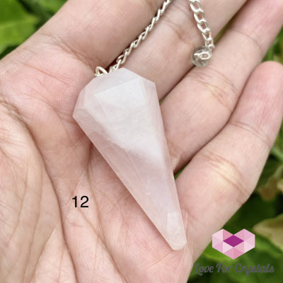 Rose Quartz Pendulum (Brazil) 30-40Mm