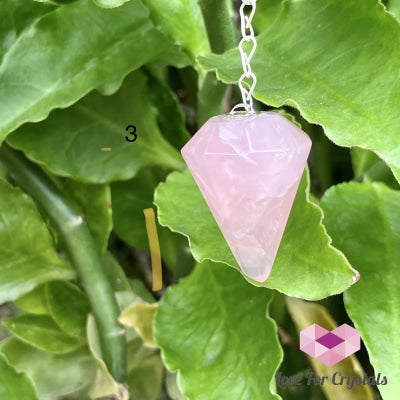 Rose Quartz Pendulum (Brazil) 30-40Mm Photo 3