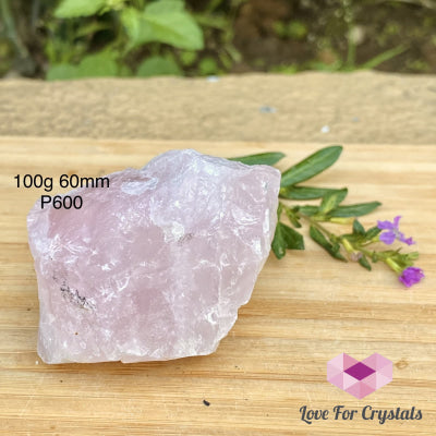 Rose Quartz Raw (Brazil) 100G 60Mm