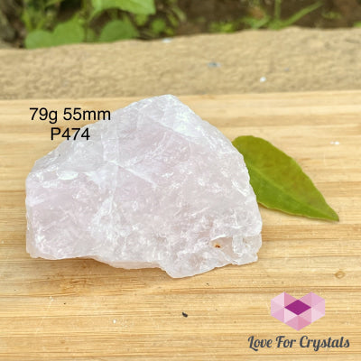 Rose Quartz Raw (Brazil) 79G 55Mm