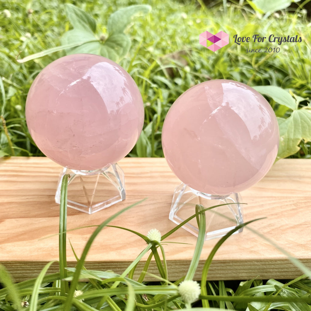 Rose Quartz Sphere (Aaa Grade) Brazil