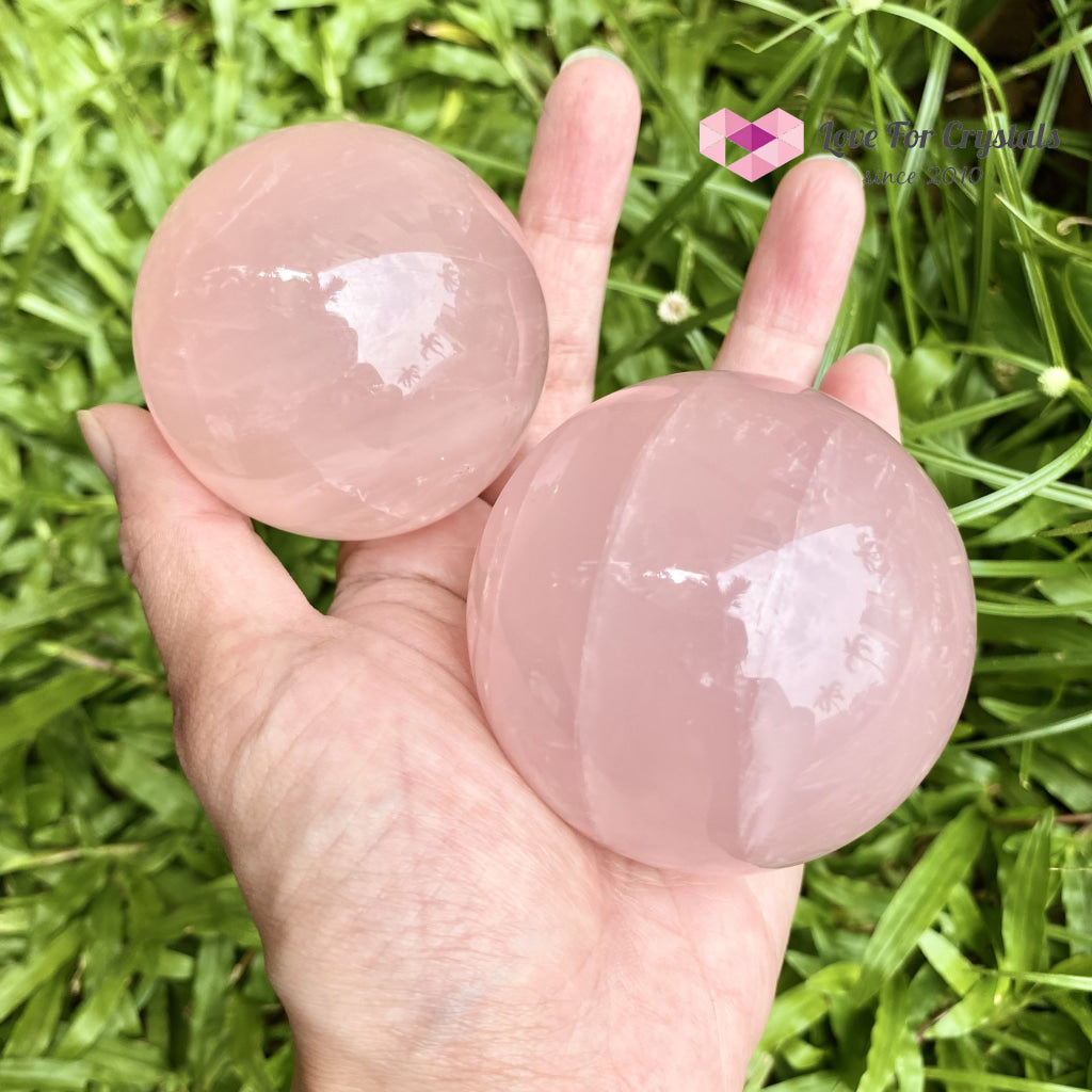 Rose Quartz Sphere (Aaa Grade) Brazil