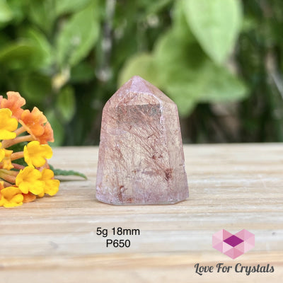 Rutilated Quartz Standing Mini Points 5G 18Mm